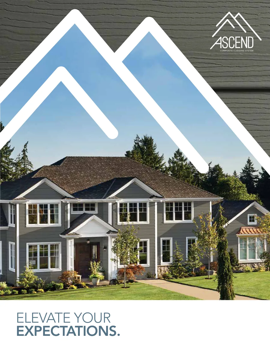Cover of the Ascend Composite Siding catalog