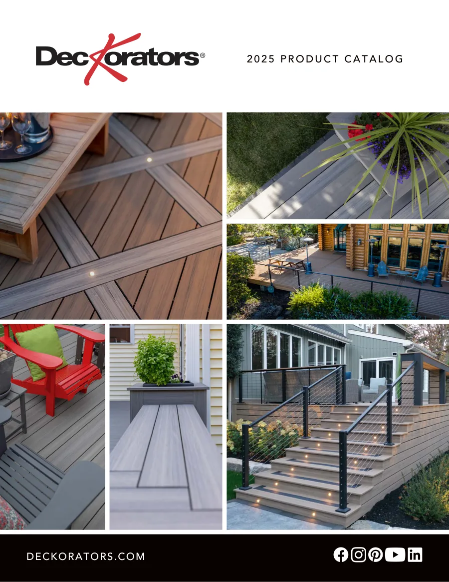 Cover of the Deckorators Decking catalog