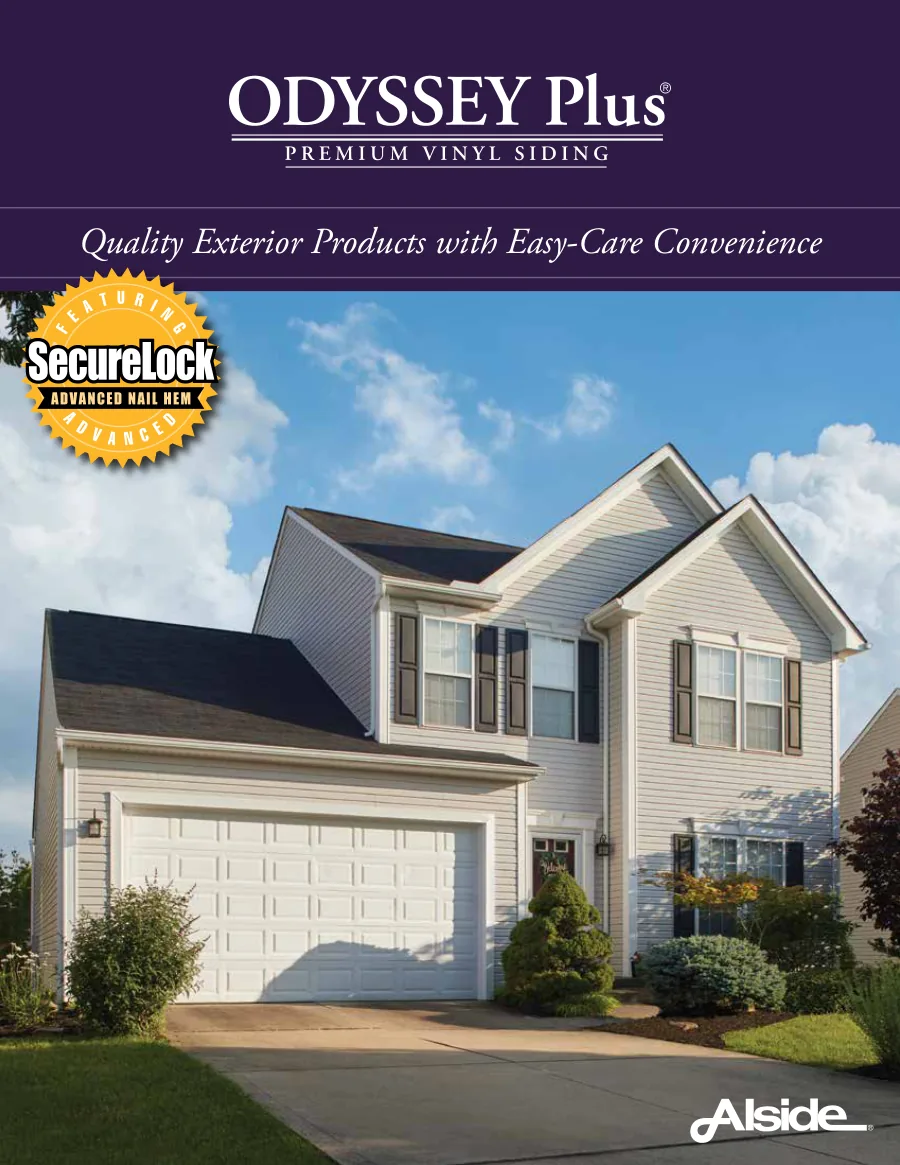 Cover of the Odyssey Vinyl Siding catalog